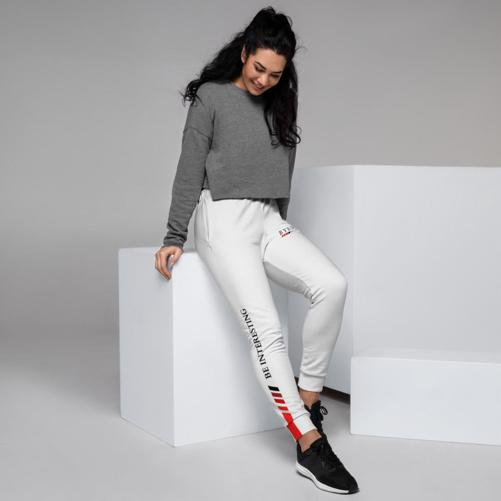 BYRD Racing | White Women's Joggers
