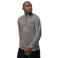Load image into Gallery viewer, BYRD Racing | White/Grey 1/4 Zip Pullover
