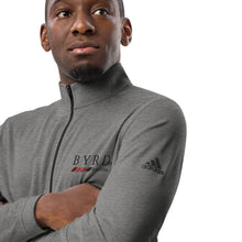 Load image into Gallery viewer, BYRD Racing | White/Grey 1/4 Zip Pullover
