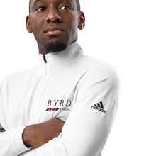 Load image into Gallery viewer, BYRD Racing | White/Grey 1/4 Zip Pullover
